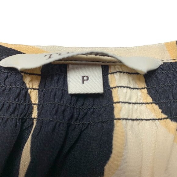 TUCKER "Marimekko-Inspired" Mosaic Daily Print Silk Shirtdress Tunic - Picture 7 of 7